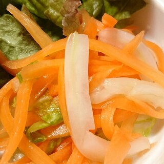 人参と白菜の簡単サラダ
